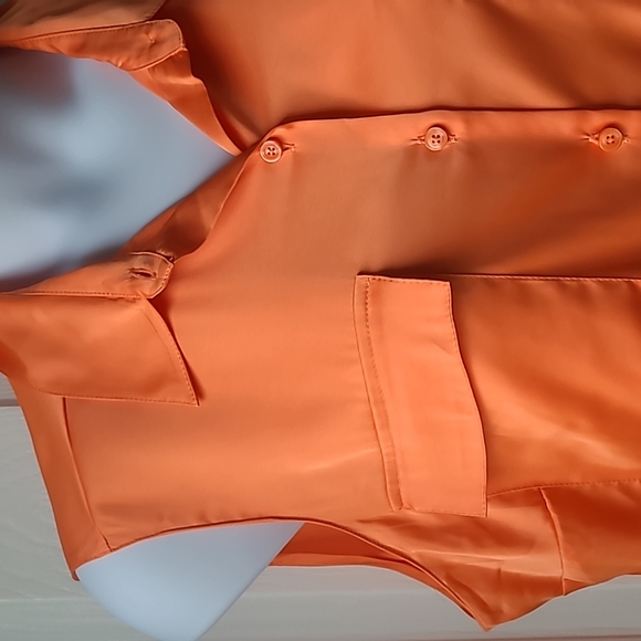 Vibrant Orange Sleeveless Top | XL | EUC - Picture 2 of 5